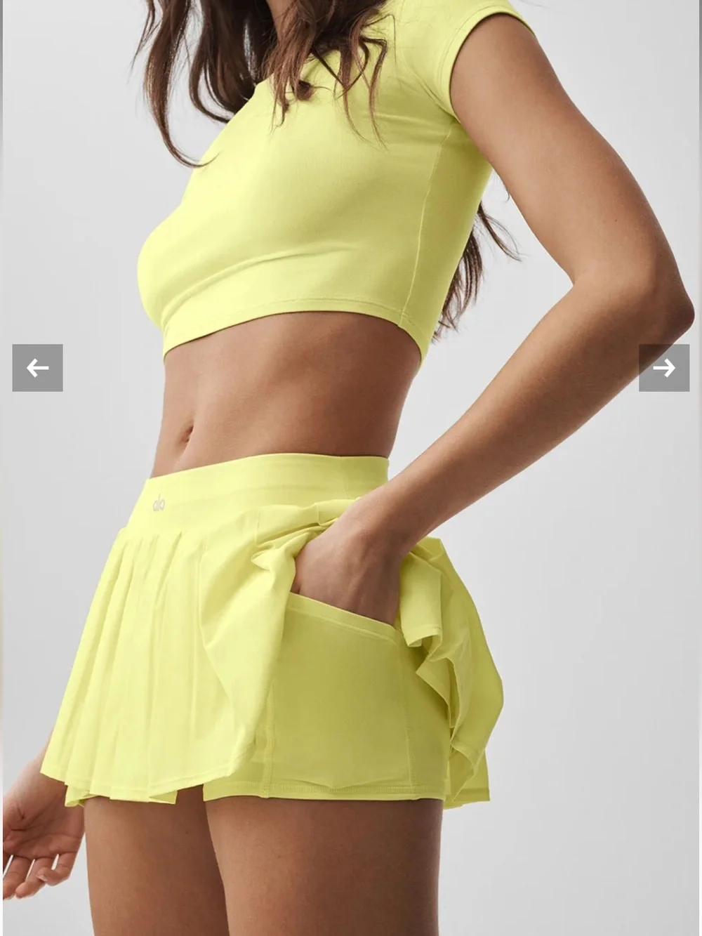 ALO Yoga lightweight pleated
